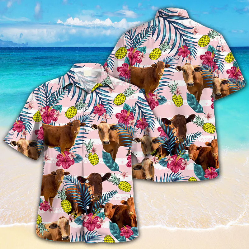 Trendy Hawaiian Shirt For Farm Lovers – Beefmaster Cow Trendy Hawaiian Shirt V1 gallery