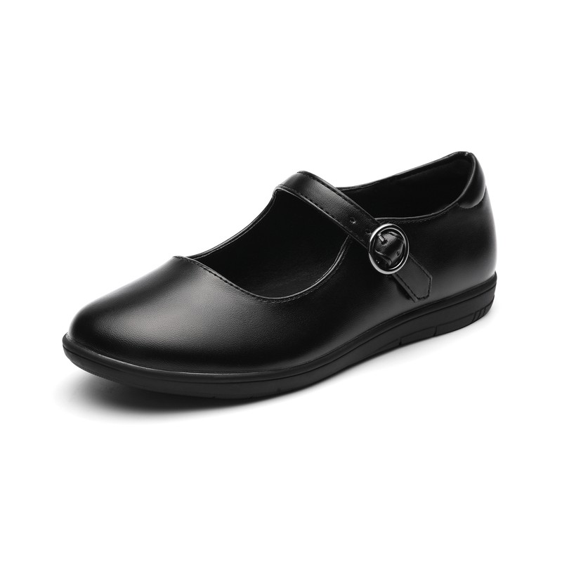 Dream Pairs Kids Girls Flats Shoes Black School Uniform Dress Shoes Casual Shoes