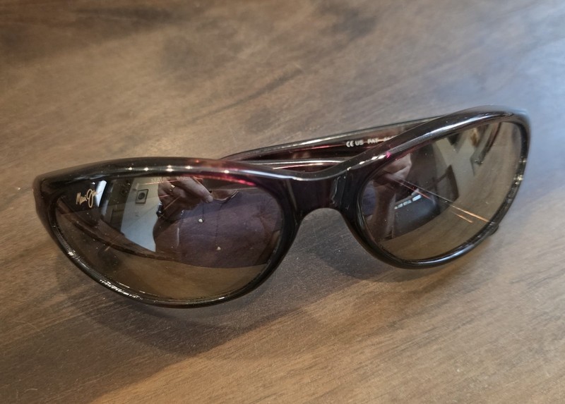 MAUI JIM JAPAN MJ-137-10 TORTOISE POLARIZED SLEEK FLEX WRAP SUNGLASSES W/CASE