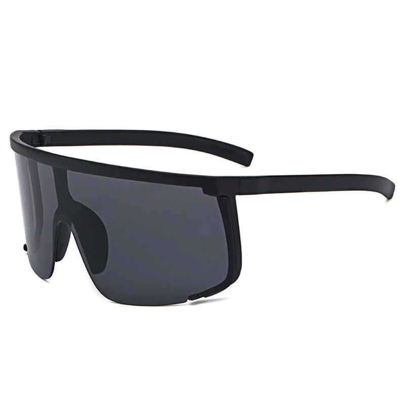 Oversized One Piece Shield Sunglasses Mens Women Outdoor Sports UV400 Goggles