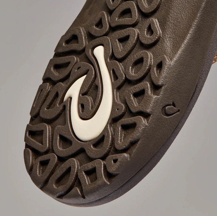 NEW OluKai Ohana Men's Beach Sandals Tan Dark Java Water Resistant Flip Flops gallery