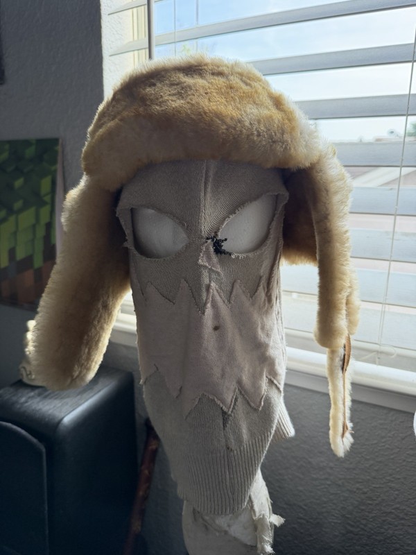 Surell Lamb Leather Hat SIZE 58 Real Fur Slightly Used