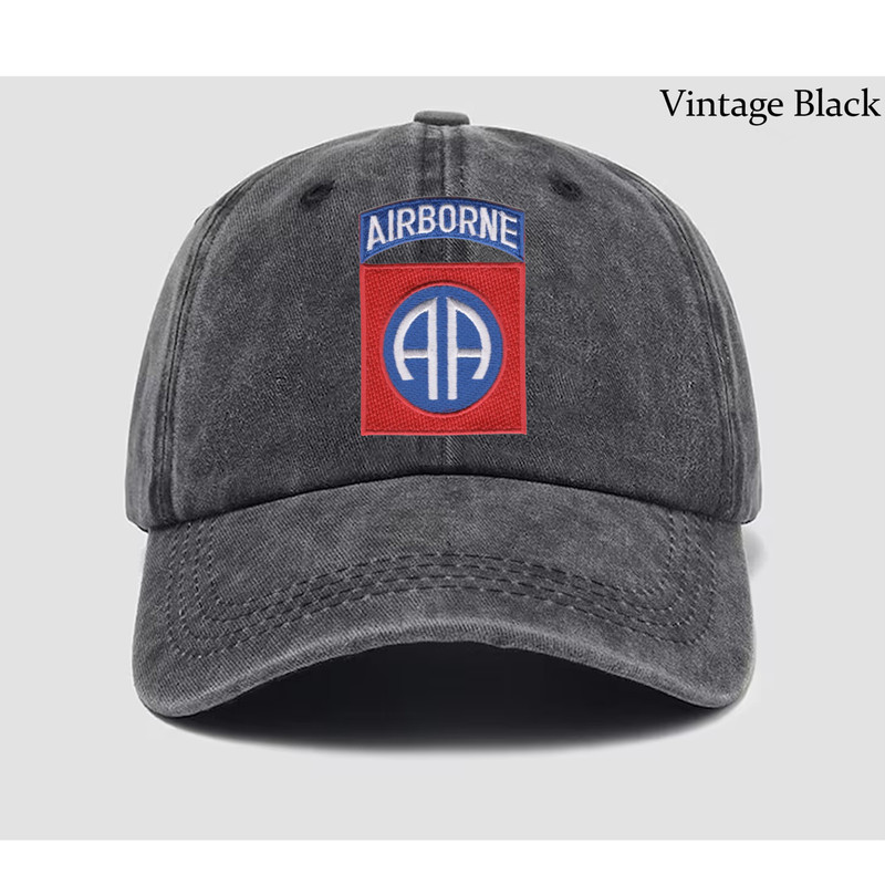 Embroidered Hat 82nd Airborne Division, Veteran Cap, Trucker Hat, Baseball Cap gallery