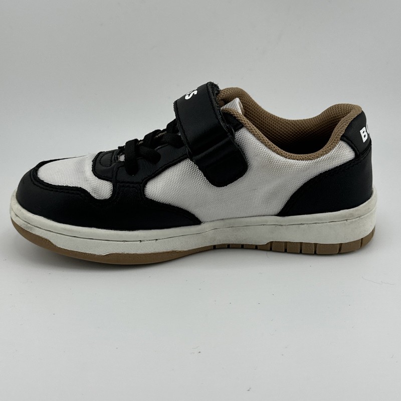 Hugo Boss Kids Trainers Mixed Materials Leather And Waxed Canvas Sz 10.5 gallery