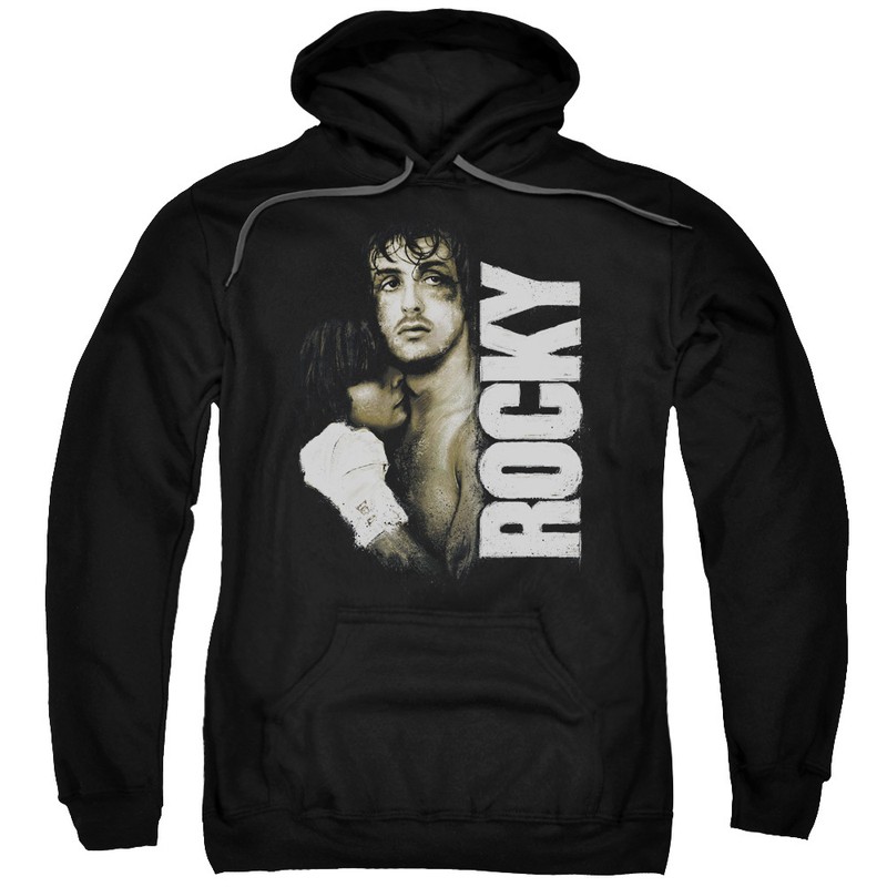 ROCKY PAINTED ROCKY Licensed Adult Pullover Hooded Sweatshirt Hoodie SM-3XL