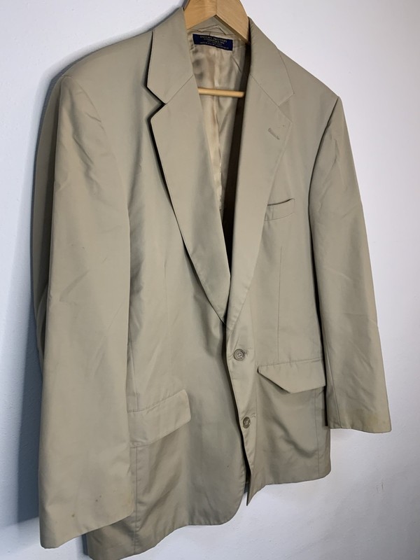 Brooks Brothers Gray Wool 2 Button Blazer Suit Jacket 48R 2XL XXL