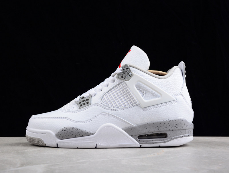 Jordan 4 Retro "White Oreo " Men's Basketball Shoes Mid Top gallery