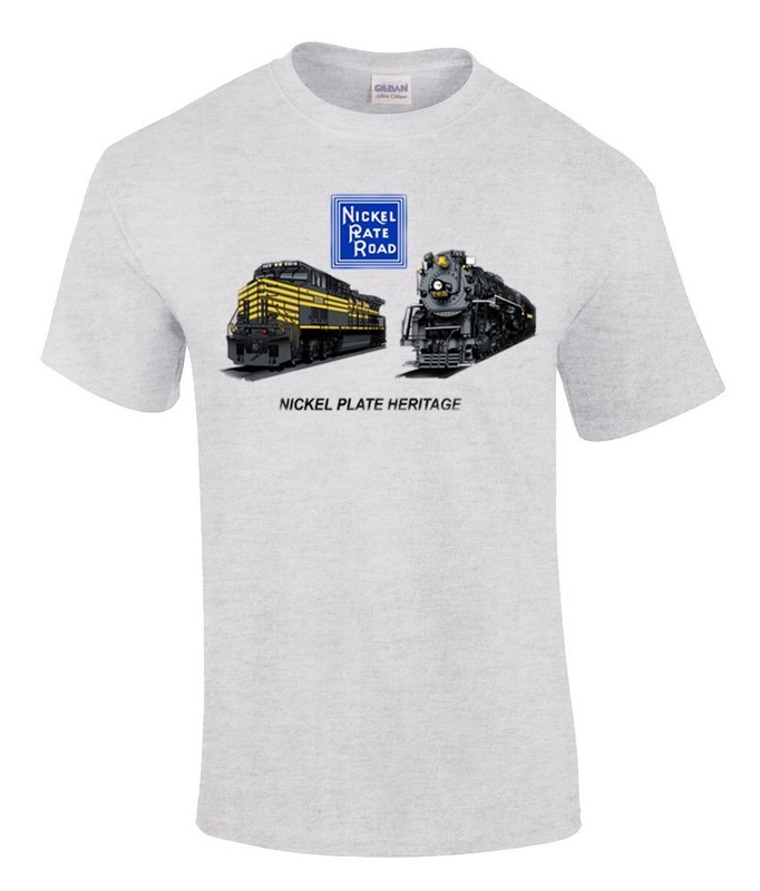 Nickel Plate Heritage Authentic Railroad T-Shirt Tee Shirt [93]