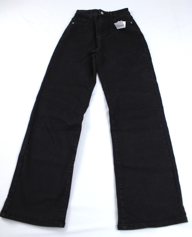 Katch Me Women’s Casual Mid-Rise Denim Stretchy Jeans MP7 Black EU:34 (US:4)
