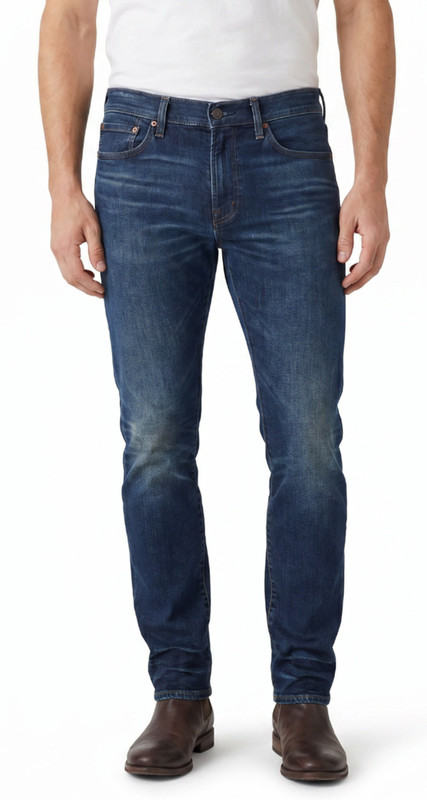 LUCKY BRAND 110 SKINNY JEANS Men’s 33 x 32 OAKCREST Dark Wash CANDIANI Denim