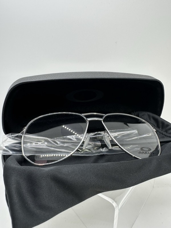 Oakley Contrail TIRX Titanium Frame Demo Lens OX5077 Polished Chrome