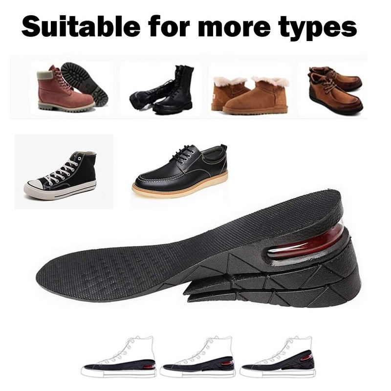 Shoe Insoles 2.4in Invisible Height Increase Heel Lift Taller Inserts Pad gallery