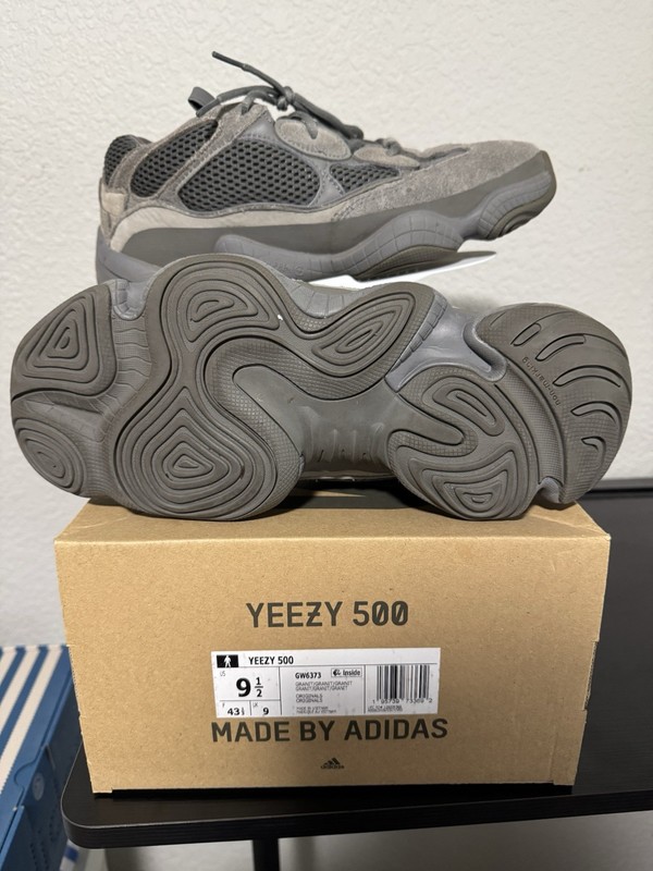 adidas Yeezy 500 Granite GW6373 Kanye West Men's Athletic Sneakers 2022 gallery
