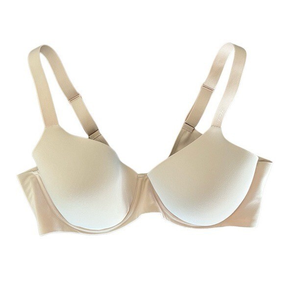 Aerie Bra Size 40D Cream Smoothez Full Coverage Lightly Lined Intimates Staple