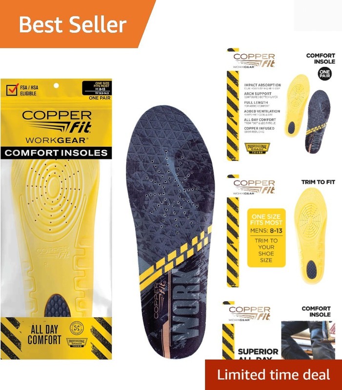 All-Day Comfort Insoles – Innovative Foam for Boots with Low Arch Support