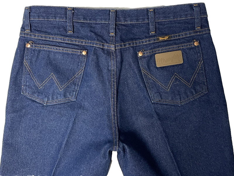 Vtg Wrangler 936 Slim Fit Cowboy Cut A003 Prewashed Indigo Jeans 34 X 27 READ gallery