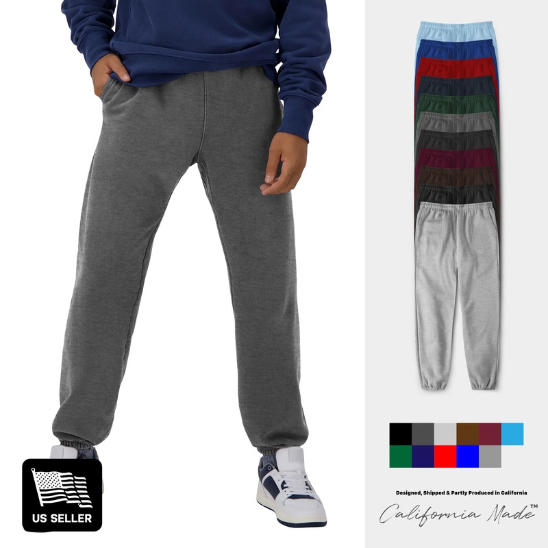 Mens Ultimate Heavyweight Sweatpants with Pockets Relax Fit Fleece Jogger Pant