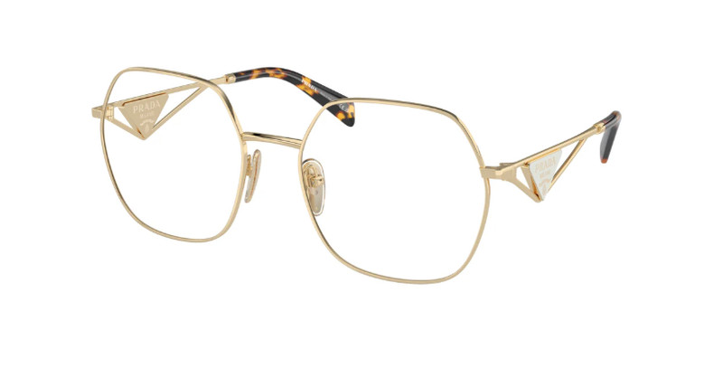 PRADA PR59ZV 1511O1 54 Pale Gold Demo Lens Women’s Eyeglasses