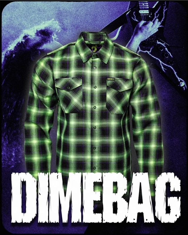 Dixxon Flannel DIMEBAG DARRELL PANTERA FLANNEL. Men’s Large – New In Bag.