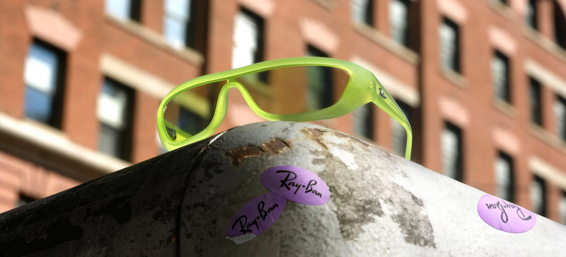 Ray-Ban RB4431 6763/2 XAN Bio-Based Green Apple Frame Green Lens Sunglasses