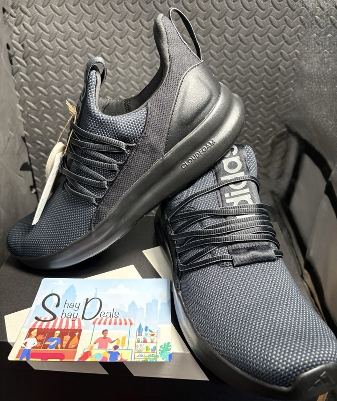 Adidas Lite Racer Adapt 7.0 Blk/Grey MENs Size 11.5 NEW Box/tag FREESHIP IE6327