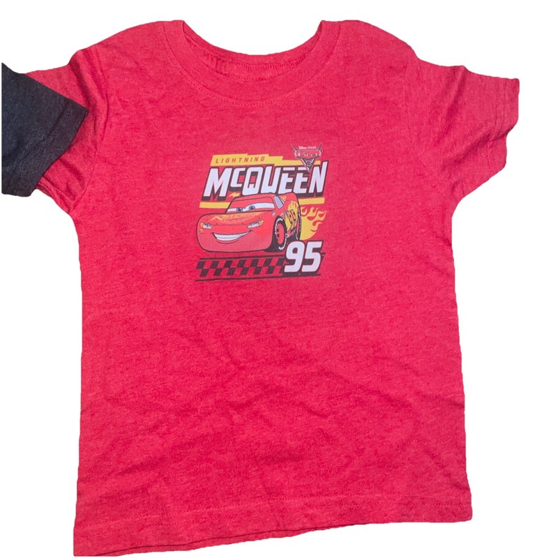 Size 3 Toddler lightening McQueen shirts gallery