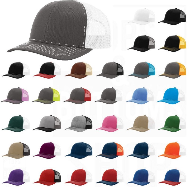 Bulk Order 100ct Richardson Trucker Snapback Cap 112 Hats Wholesale Price Sale!
