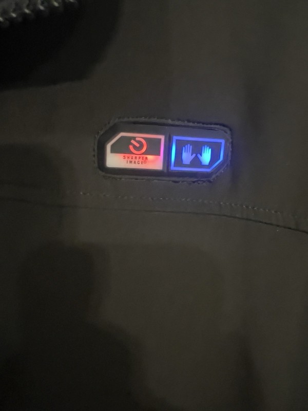 Sharper Image Mens Jacket Size XL Rechargeable Heated Softshell Please Read gallery
