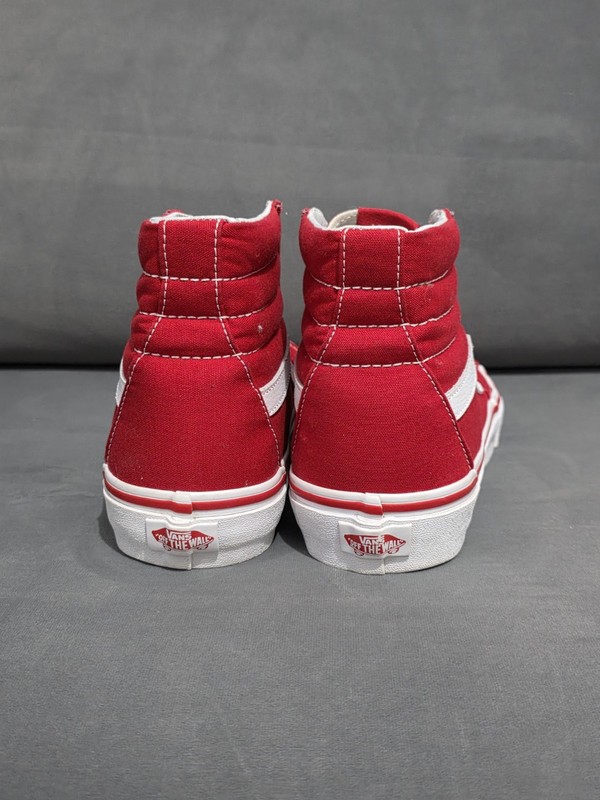 Size 9 - Vans Sk8- High Racing Red gallery