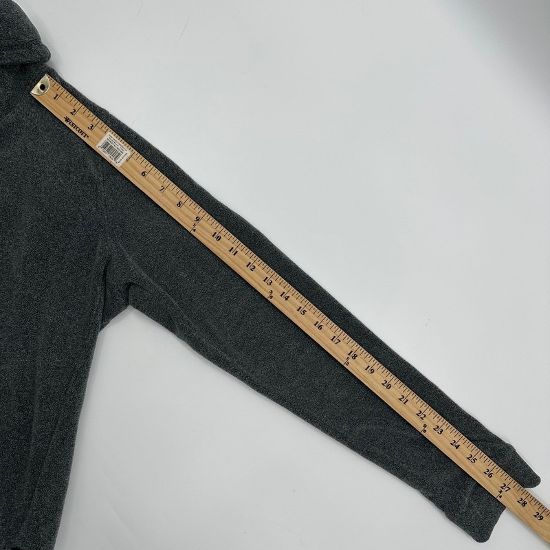 Nike Dri-FIT Gray Fleece Funnel Neck Sweatshirt Side Zip AQ4690-010 Womens Large gallery