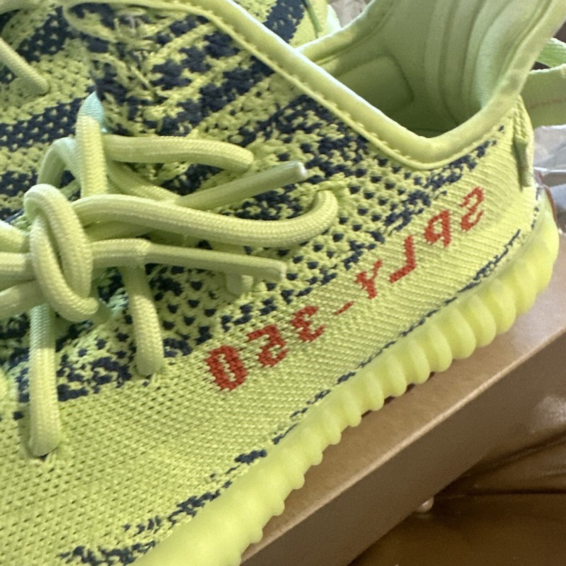 Size 5 Left And 6.5 Right - adidas Yeezy Boost 350 V2 Low Semi Frozen Yellow gallery
