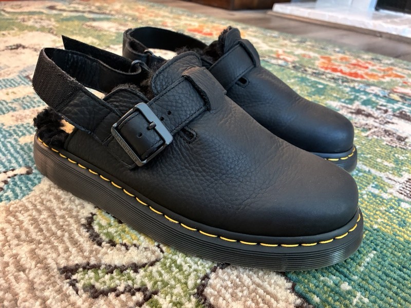 Dr. Martens Jorge II Slingback Clogs Mules Black Mens 10