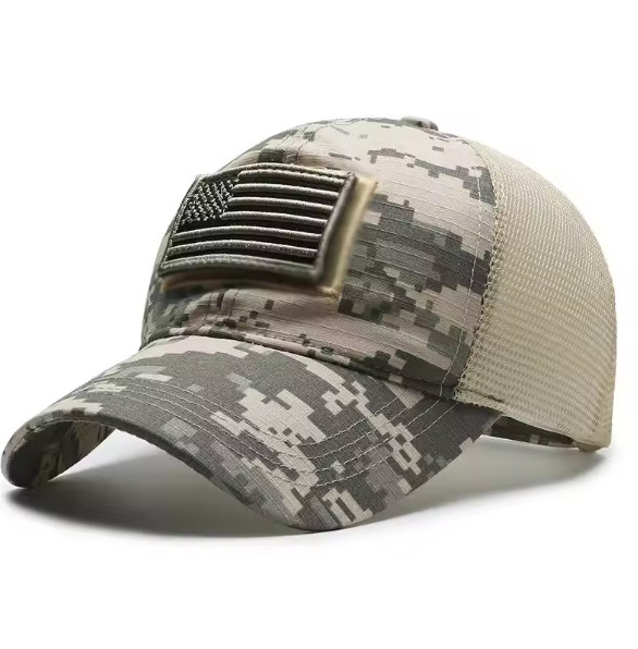 Vintage Mesh Baseball Cap Adjustable Breathable Outdoor Sun Hat Unisex gallery