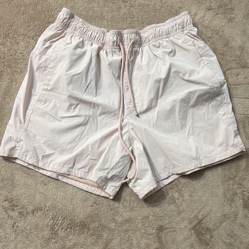 VRST Men’s Medium Pink Athletic Shorts Drawstring Mesh Lined Pockets See Pic/Des