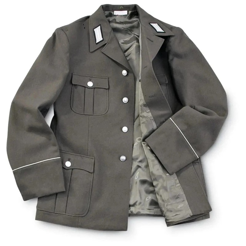 Authentic East German Army Uniform Jacket Army Surplus 100% Wool Outer Material gallery