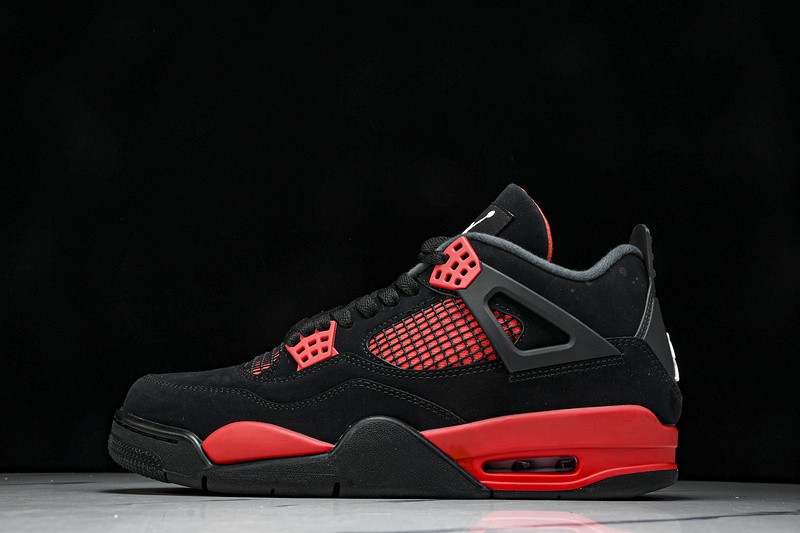 CT8527-016 AJ 4 Retro Red Thunder Black/Crimson Men's Size 4-13 gallery