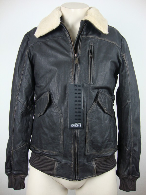 BOMBOOGIE LEATHER JACKET Herren Lederjacke Blouson Echtleder Gr.L NEU mit ETIKET gallery