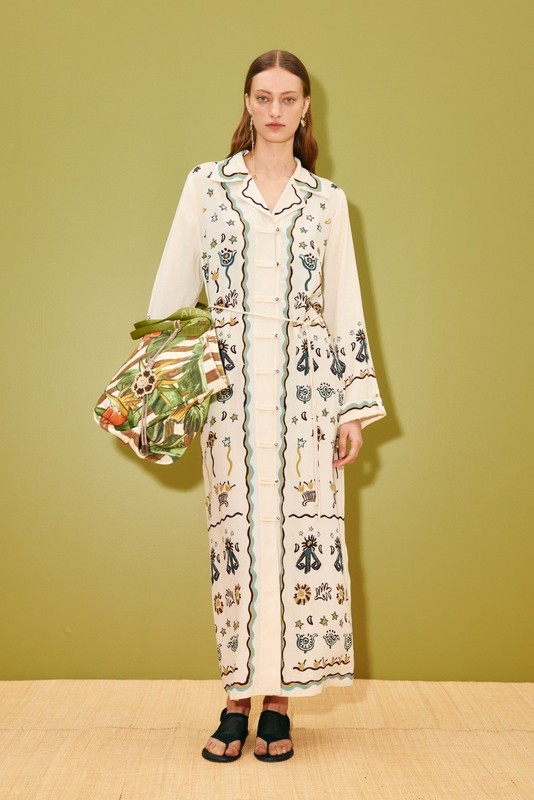 ALEMAIS Sun Dancer Shirtdress AU 10 / US 6 NWOT $590 Linen