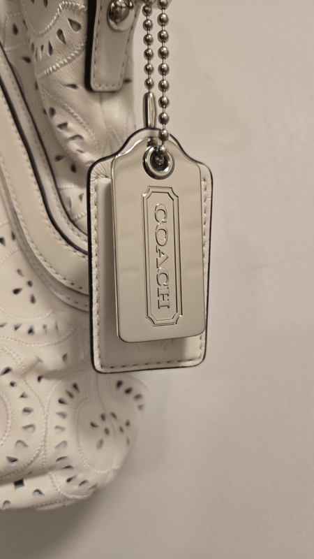 Coach Madison - White Lasercut Satchel gallery
