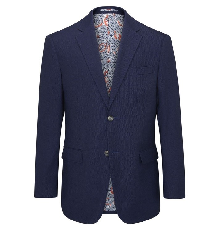 Skopes Harry Textured Jacket For Men’s in Navy, 34S to 54L