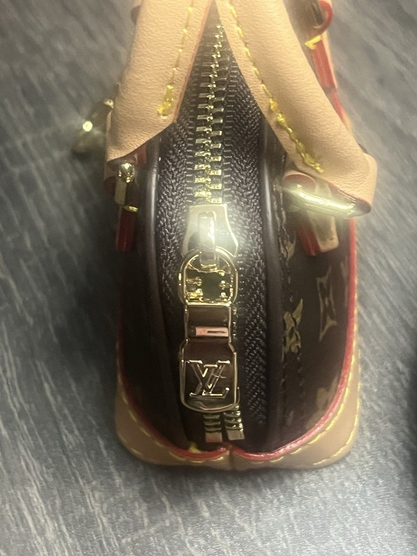 Louis Vuitton Monogram Brown Micro Alma Bag Keychain Charm. Dust Cover And Box gallery