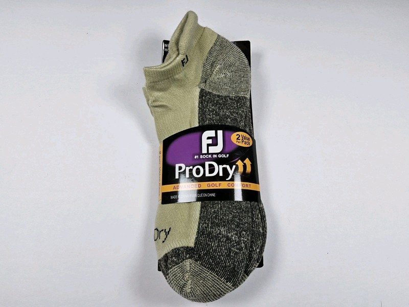FootJoy Men’s ProDry Advanced Golf Comfort Socks Cushioned 2 Pairs Ankle Sz 7-12