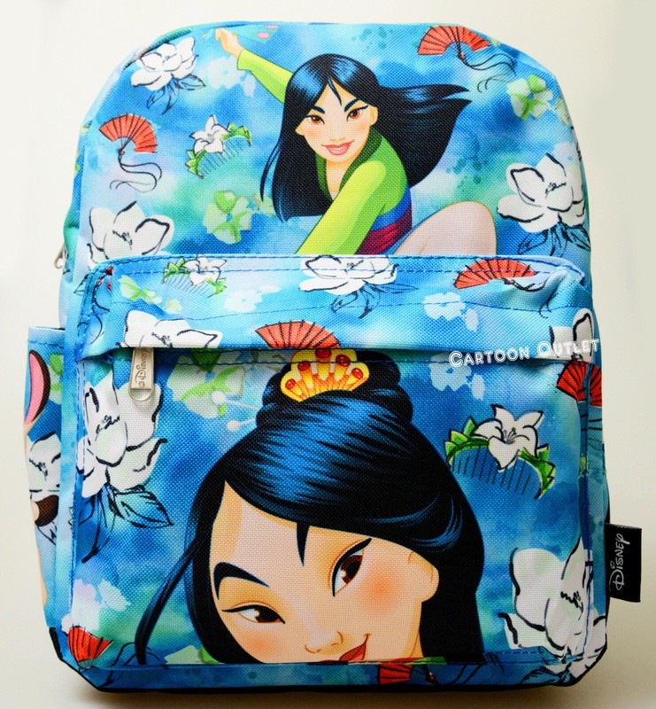 Disney Mulan Mushu All Over Print 12″ Backpack Purse Lady Carry All Travel Bag