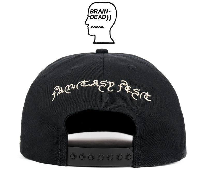 Brain Dead Fantasy Fest MTG 6 Panel Hat - Black NEW / UNOPENED gallery