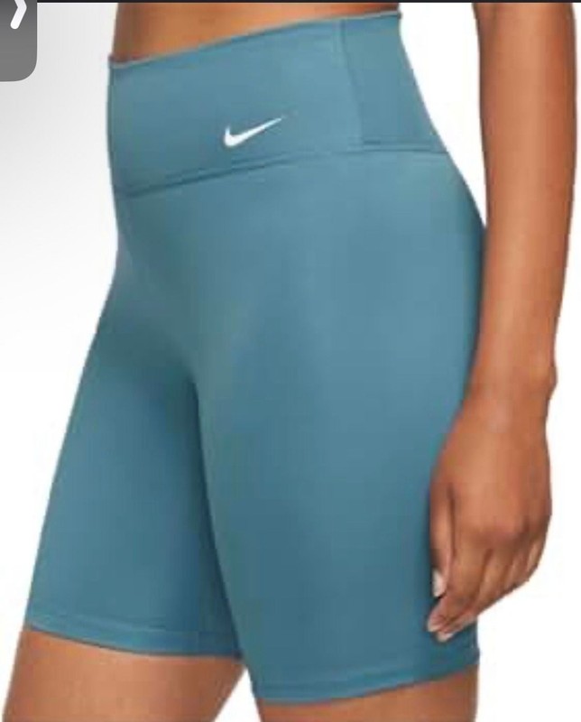 NWOTS XL Women’s Nike One Mid-Rise 7″ Biker Shorts color is the stock photo as