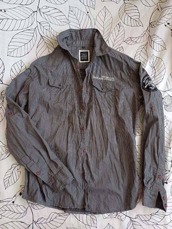 Men Miller Harris Shirt Grey Cotton 42 / XL / 50