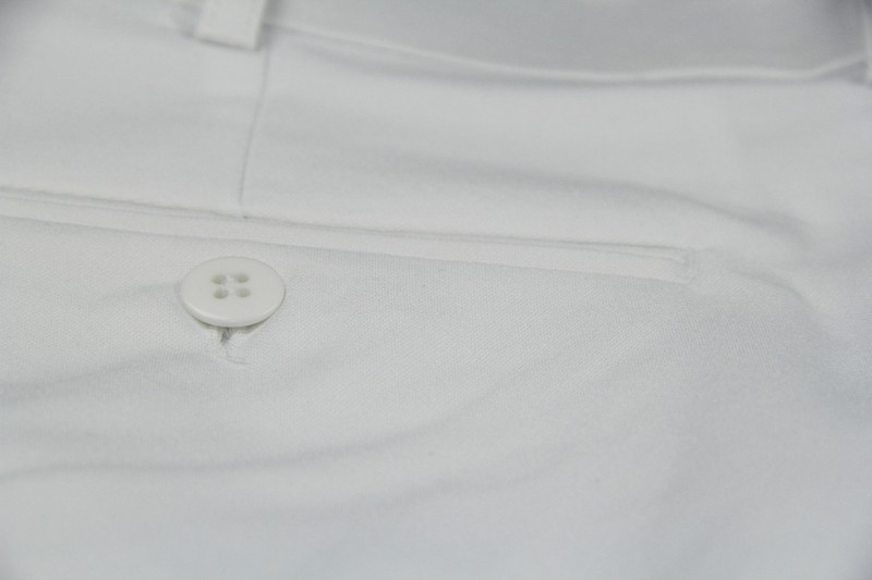 Mens Trousers White Dress Pants Pleated Slacks W/ White Belt New Sizes 30 to 42 gallery