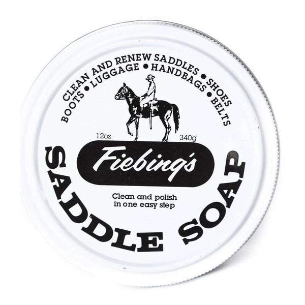 Fiebing’s Saddle Soap, Leather Cleaner, Conditioner 12 oz – White – JUMBO CAN