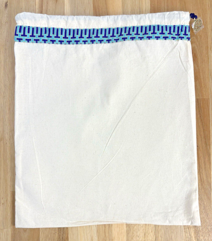Authentic Tory Burch Drawstring Dust Bag 12″ X 14″ For Shoes/Handbags NWOT