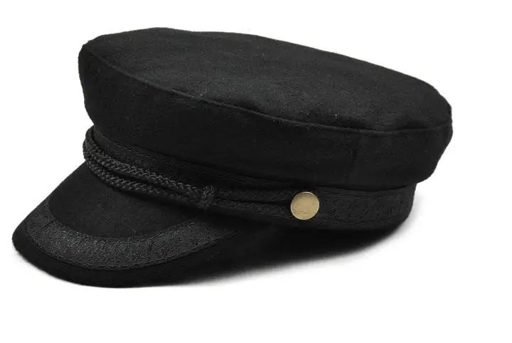 Greek Fisherman Yachting Sailing Fiddler Sailor Cap Cotton Captain Cap Cosplays
